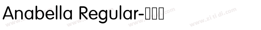 Anabella Regular字体转换 Anabella Regular字体转换